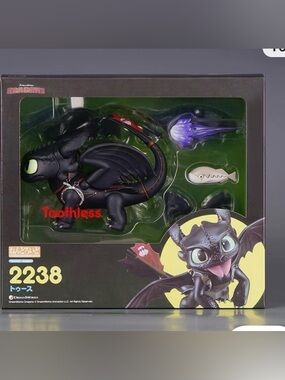 Nendoroid 2238 How To Train Your Dragon Toothless Night Toy Action  Figure, NIB